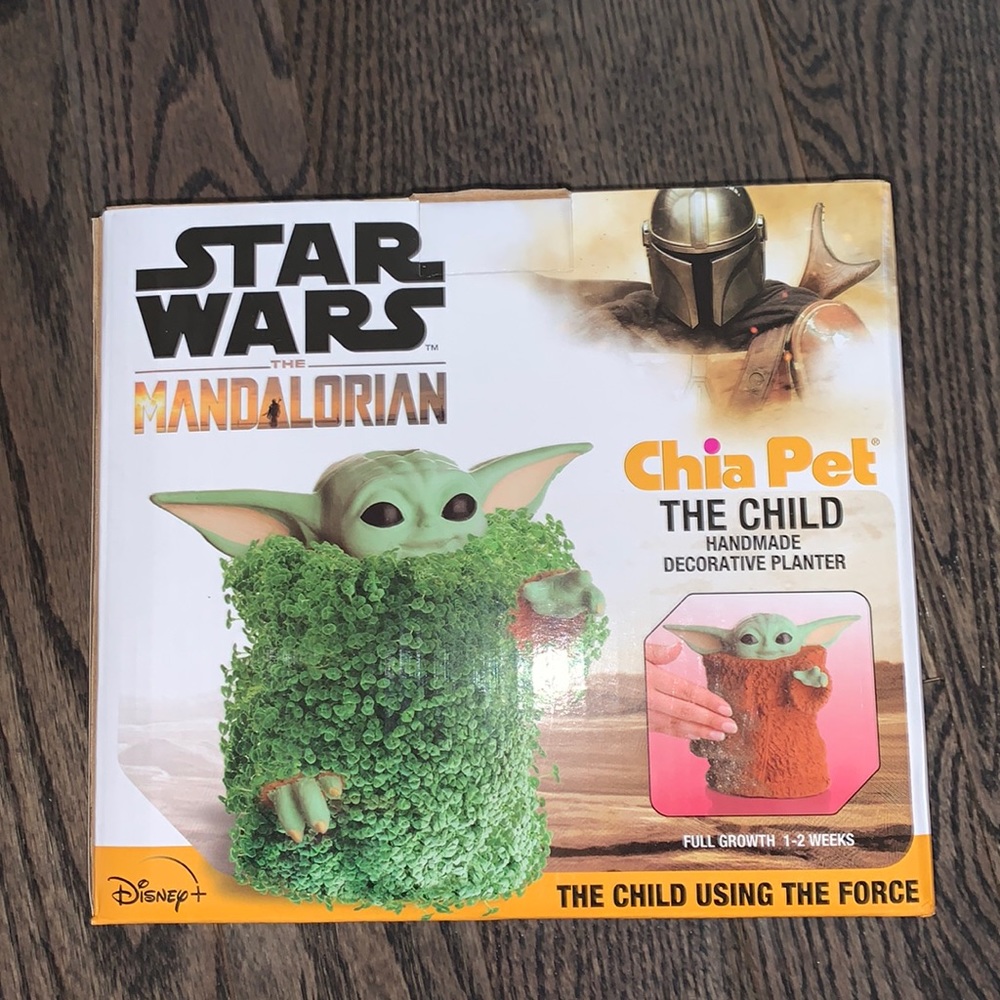 New in Box - Baby Yoda Chia Pet (The Mandalorian) Fun Gift 🎁
